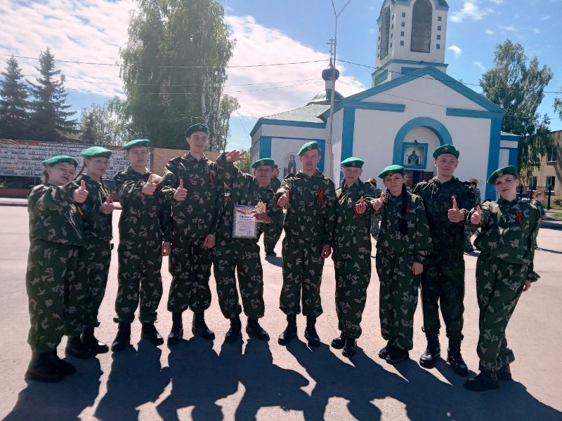 Муниципальный смотр строя и песни.